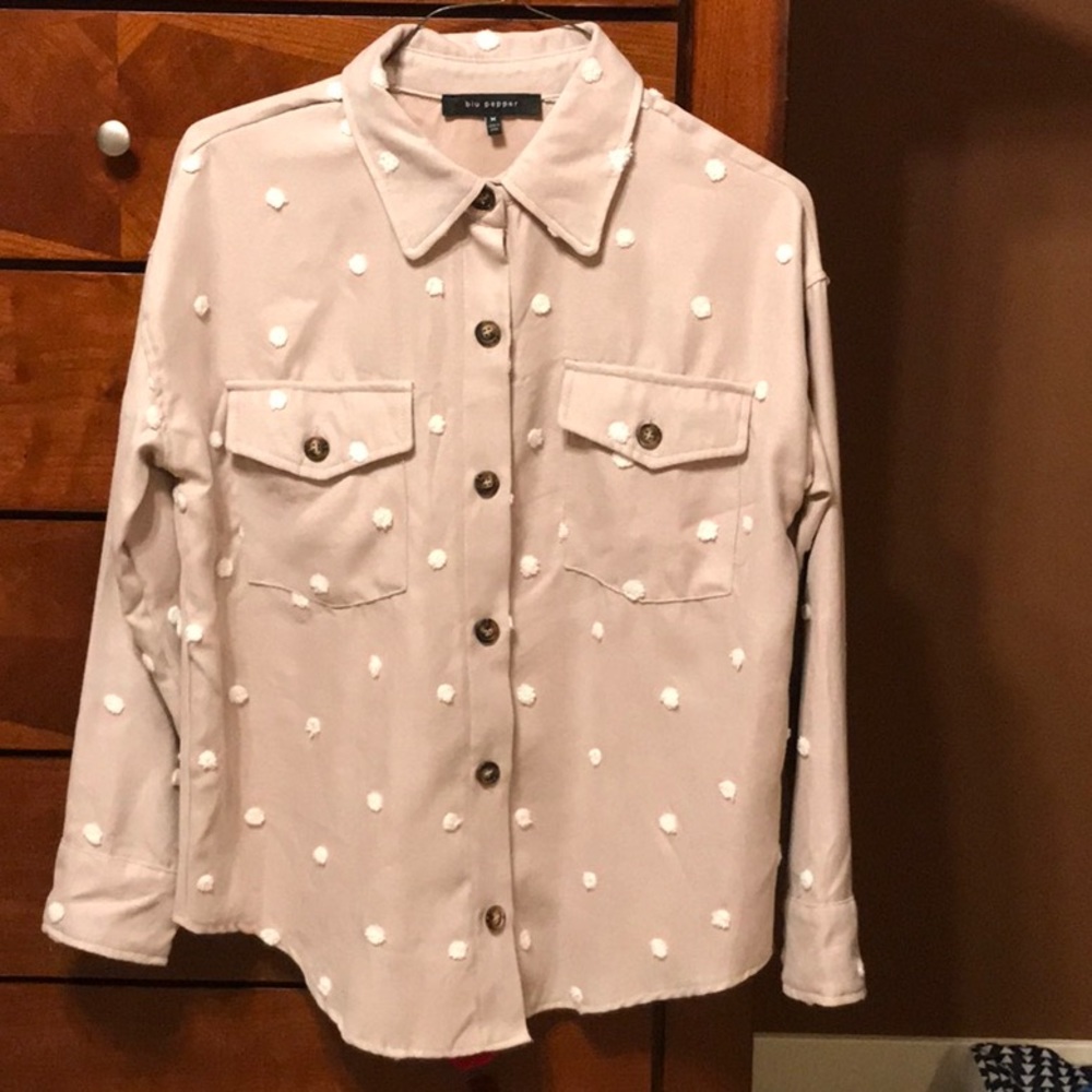 Blu Pepper button down shirt